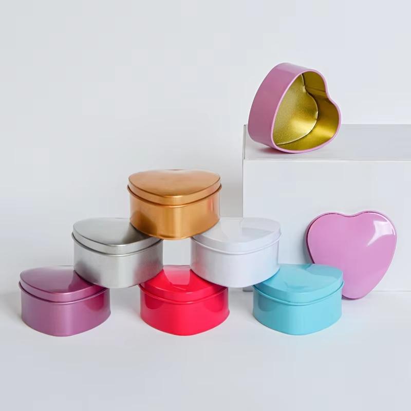 Wonderful Creative Tinplate Box Packaging, Wedding Candy Box, Small Heart-shaped Tin Box, Gift Packaging, Candy Tin Box