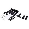 Under Desk PC Mount No Drill Installation Adjustable PC Holder 20kg Load Capacity for Home Office