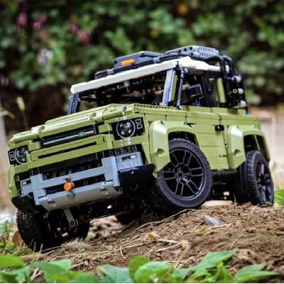 High Tech Car Series Supercar Land Rover Guardian Terénní vozidlo Model Stavební bloky Kostky Hračky pro děti