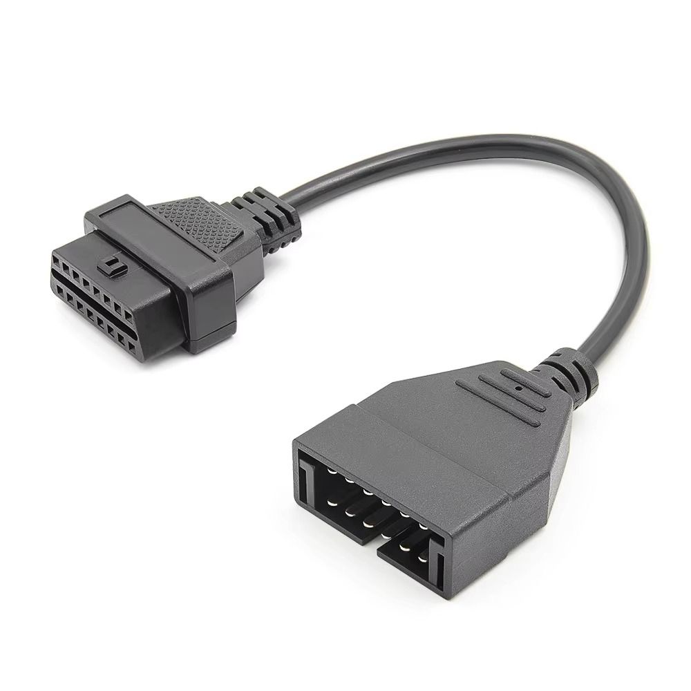Plastic OBD to OBD2 Adapter Black Car Diagnostic Tool New 16Pin Connector  Car Repair