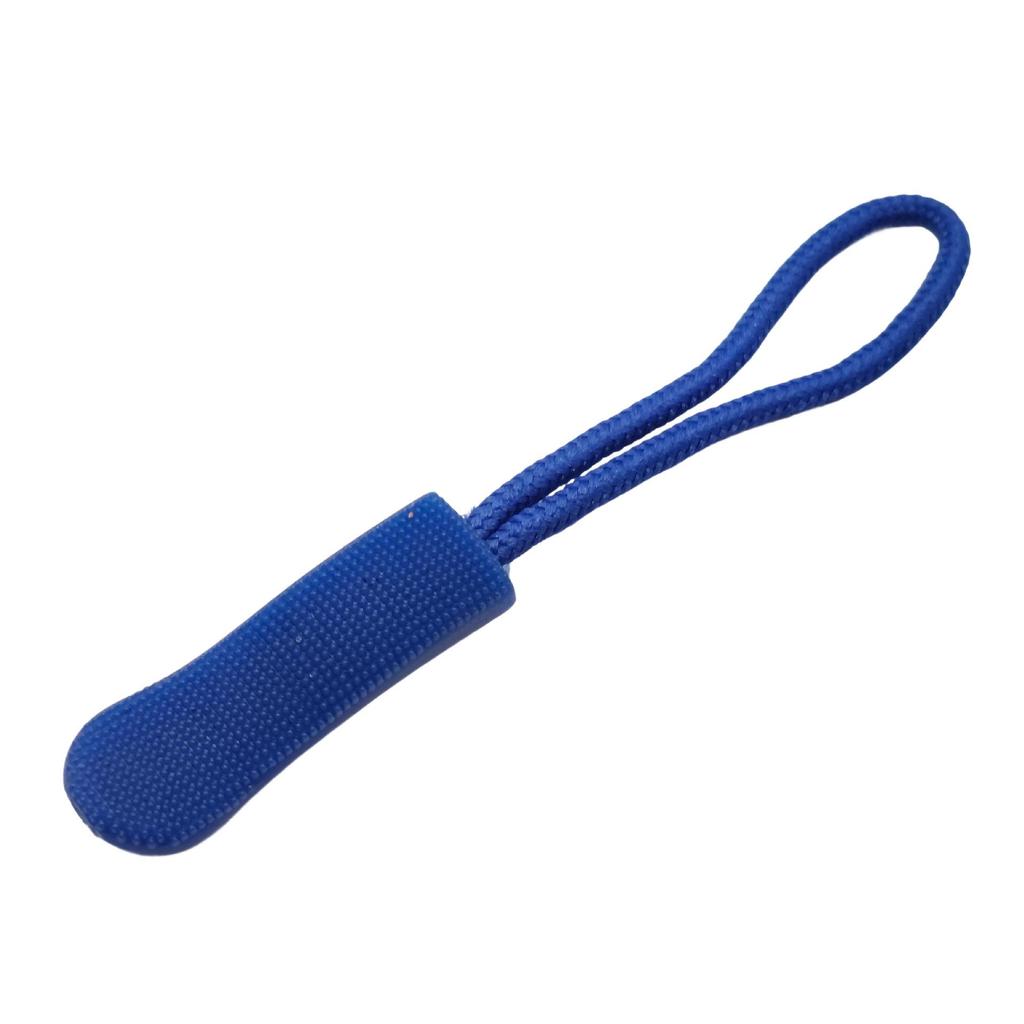 Colored PVC Zipper Pull Rope with Removable Drawstring and Rubber Pull Tab for Bags and Luggage