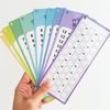 15-Pack Reusable Math Flash Cards, Wipe-Clean Times Tables (0-12) For Kids Math Practice, Multiplication Game Math Learning Aids