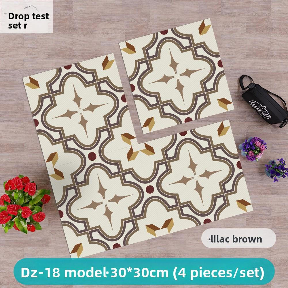 Küche, Badezimmer, Ölfest, Wasserdicht und Rutschfest Köper Bodenaufkleber, Badezimmer, Schlafzimmer, Wohnzimmer DIY Bodenaufkleber