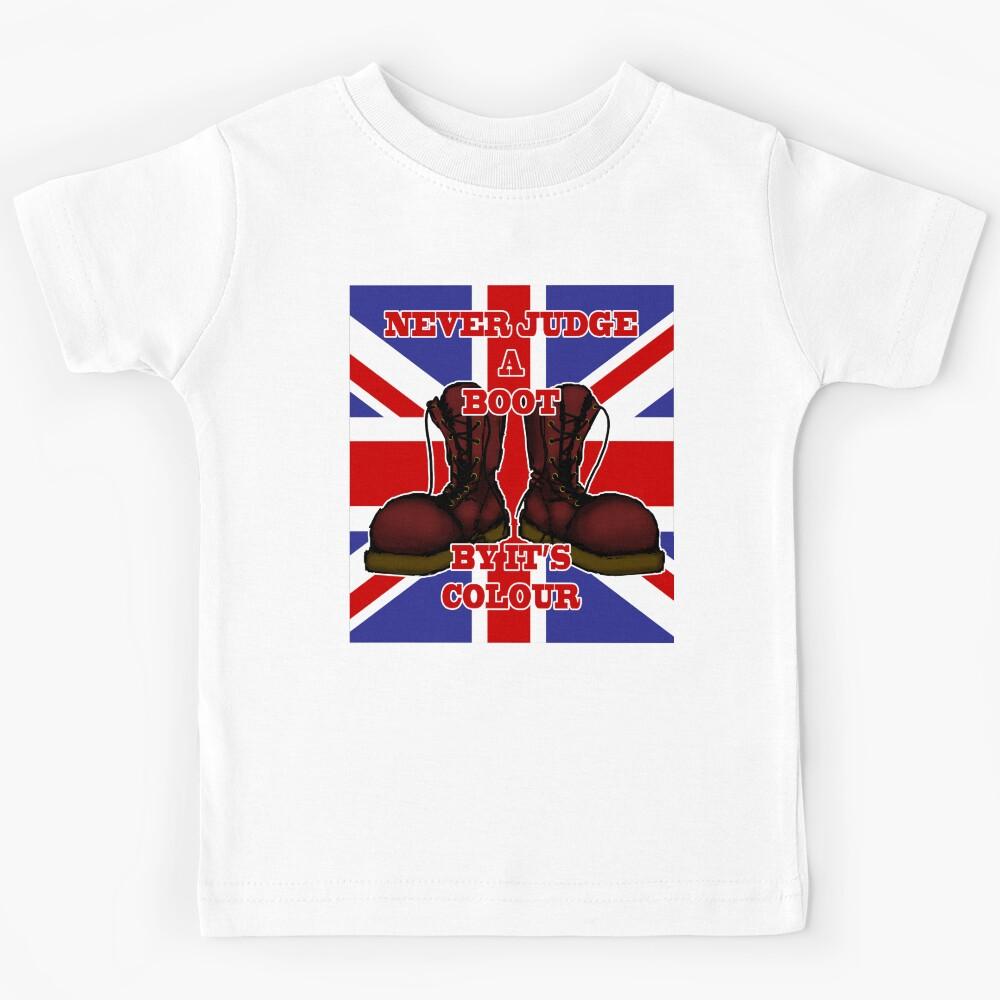 Never Judge a Boot by it s Colour Kids T-Shirt 100