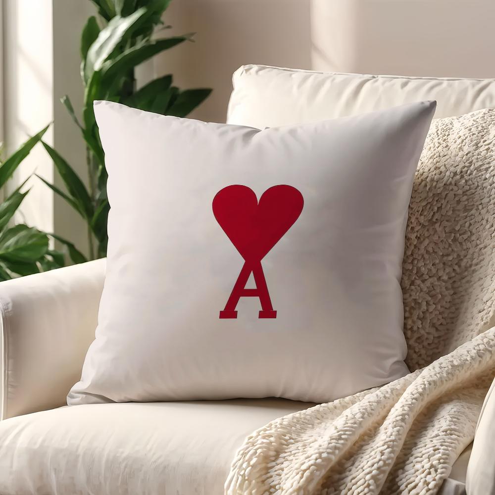 Luxury Brand A-Ami Logo Love cushion cover Pillow Sofa Printing Decoration Room Home Office Coffee Shop Car Nordic Simplicity