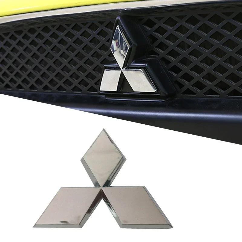 ABS Car Emblem Sticker Front Rear Cover Badge for Mitsubishi Ralliart ASX Lancer Outlander Eclipse Delica EVO Pajero Grandis