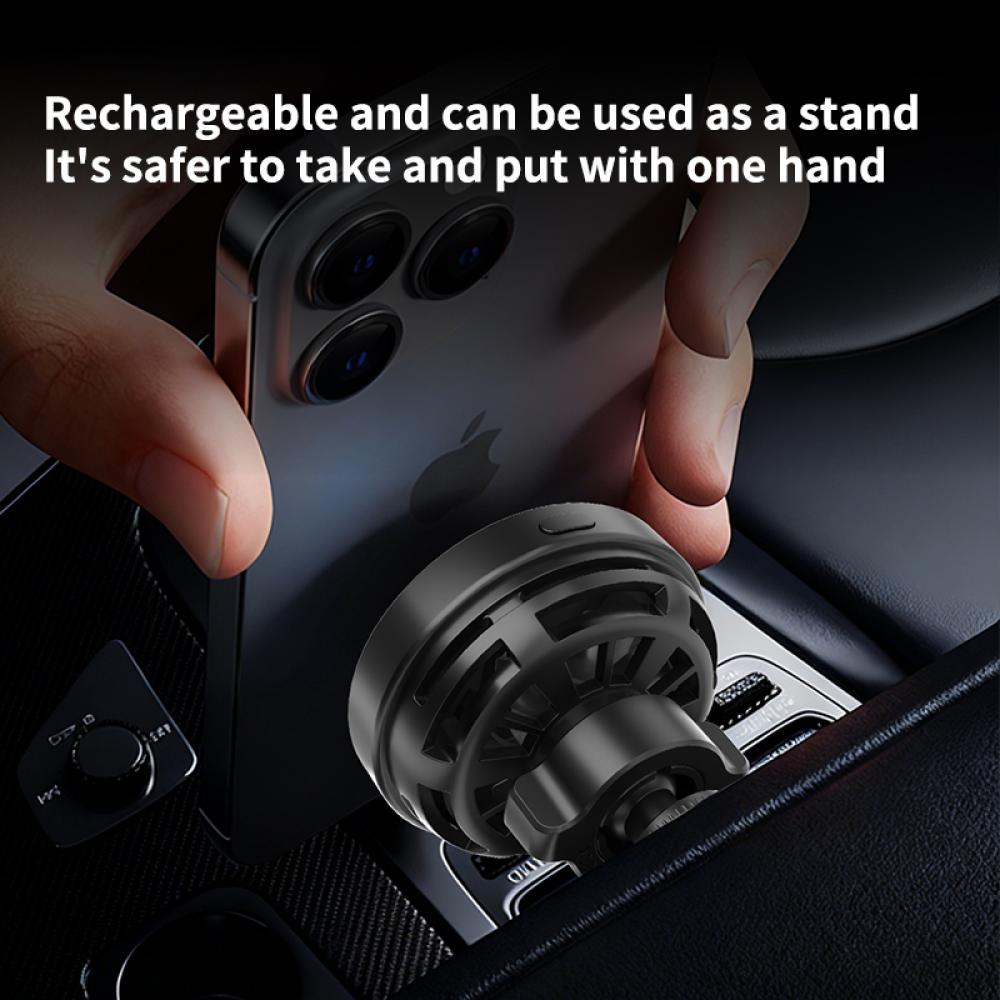 Magnetic 25W Wireless Car Charger Air Vent Phone Holder Stand with  RGB Ambient Light For iPhone 17 16 Pro Max 15 14 13