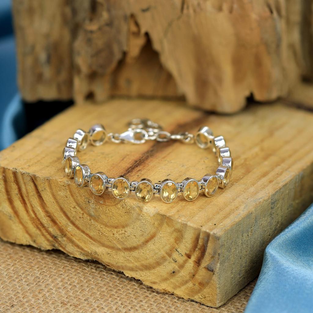 Red Garnet Bracelet: Handmade Sterling Silver Jewelry