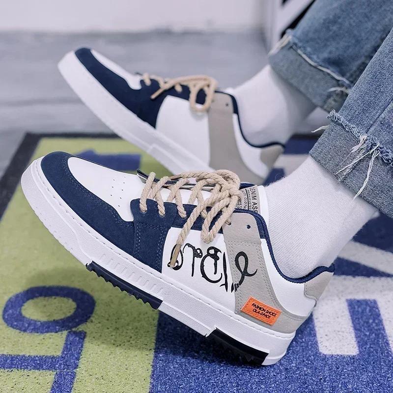 Casual Shoes Versatile Color Matching Tennis Shoes Men's Travel Shoe New Zapatillas Para Hombres 2024 Men's Sneakers Comfortable