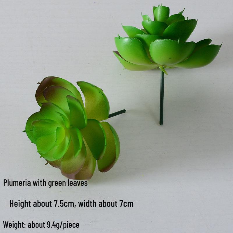 Mini Flocking Artificial Succulent Bonsai for DIY Wall Decor