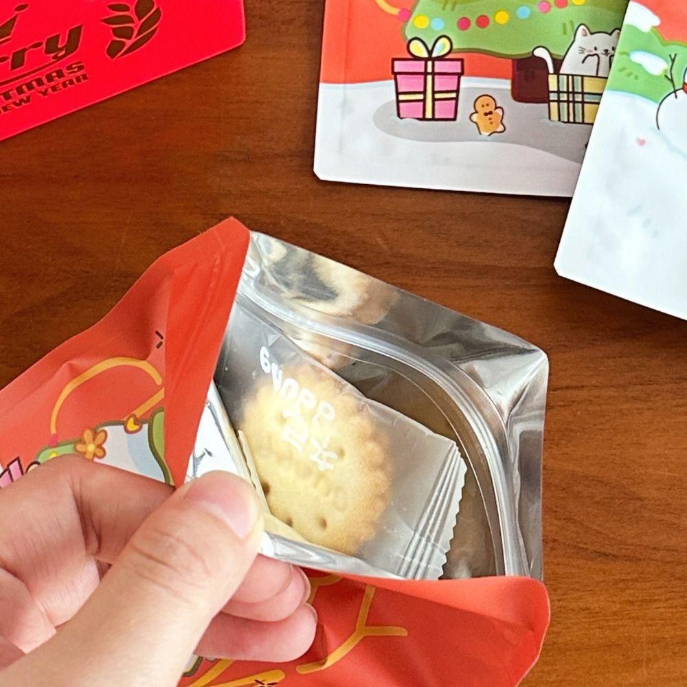 10Pcs Puppy Packaging Bags Cute Cartoon Self Sealing Pockets New Zip-lock Bag  Biscuit