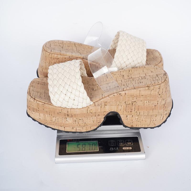 Thick-soled Shoes Flip-flops Wedge Heels Beach Flip-flops