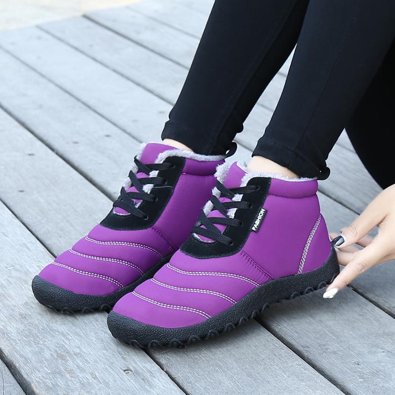 Hot Sale Winter 2024 Snow Boots Men Fashion Yellow High Top Cotton Shoes Comfortable Warm Ankle Boots Men Women Fur Boot Size 46