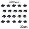 1-11 Pcs USB 1.1 to Type C Adapter OTG Converter USB-A Male to USB-C Female for Samsung Xiaomi POCO MacBook Pro Table
