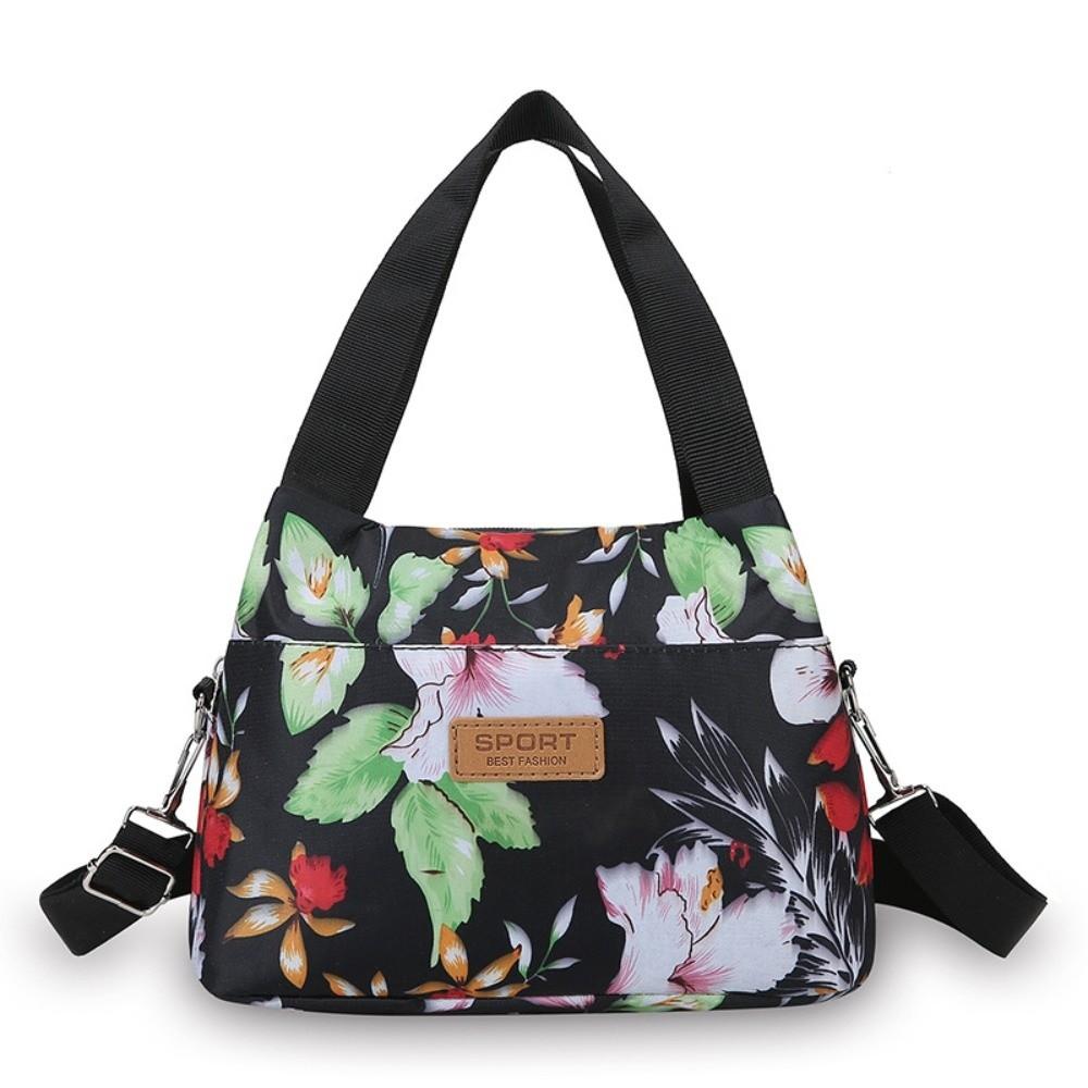 Fashion Floral Print Tote Bag Large Capacity Portable Women s Handbag Mommy Bags