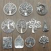 5pcs Charms Tree Antique Silver Color Tree Charms For Jewelry Making Charms Tree Jewelry Findings DIY