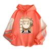 My Hero Academia Kawaii Himiko Toga Women Hoodies Printed Aesthetics Head Poster Manga Harajuku Anime Printed Hooded Sweatshirts