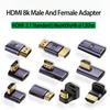 1PC HDMI2.1 48Gbps 8K@60Hz 4K@120Hz Ultra High-Speed Adapter Mini/Micro HDMI To HDMI Converter For PS5 X/S PC HDTV Projector
