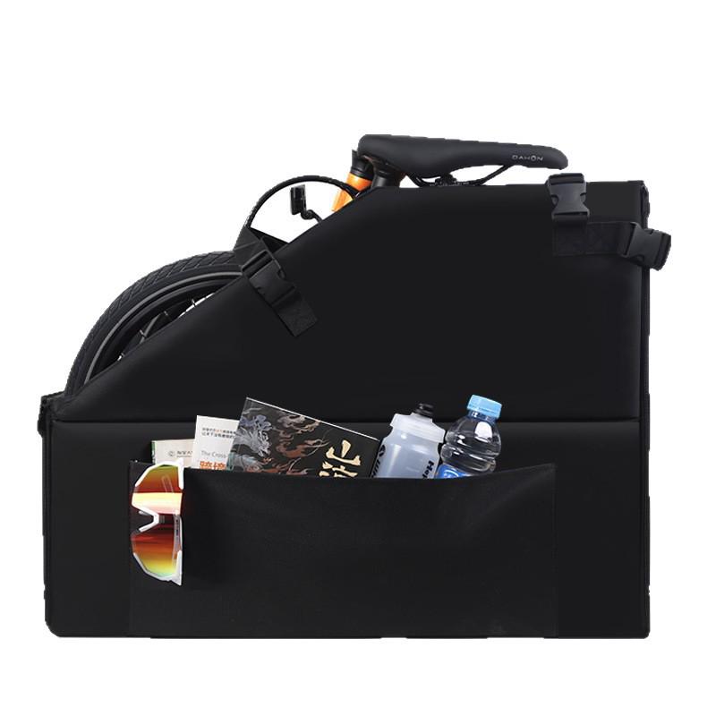 RRSKIT Waterproof Folding Bike Transport Bag for Dahon, Brompton, and Car-Mounted Storage