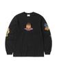 Burning PaLm Tree L S Tee Off bLack