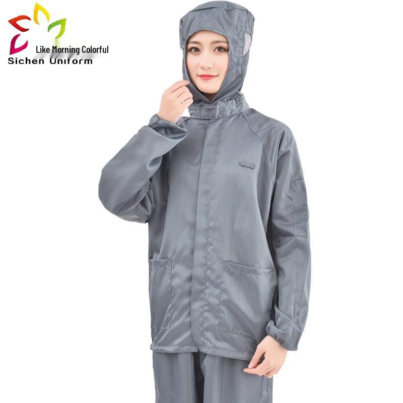Sichen Binfen Unisex Anti-static Hooded Cleanroom Suit