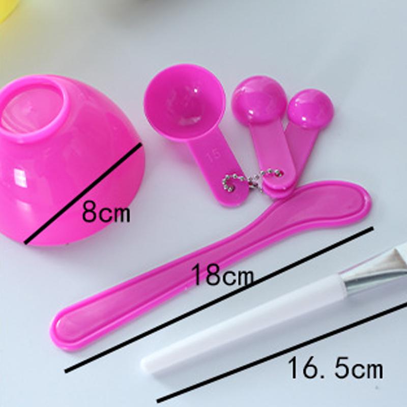 Conjunto de Tigela para Máscara e Tigela de Mistura e Conjunto de Seis Pincéis para Fazer Máscara Facial DIY Ferramentas de Beleza e Maquiagem