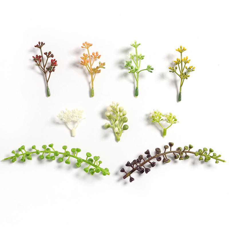 Wild Mulberry Wreath Material - Green Plant Ornaments for DIY Home Decor