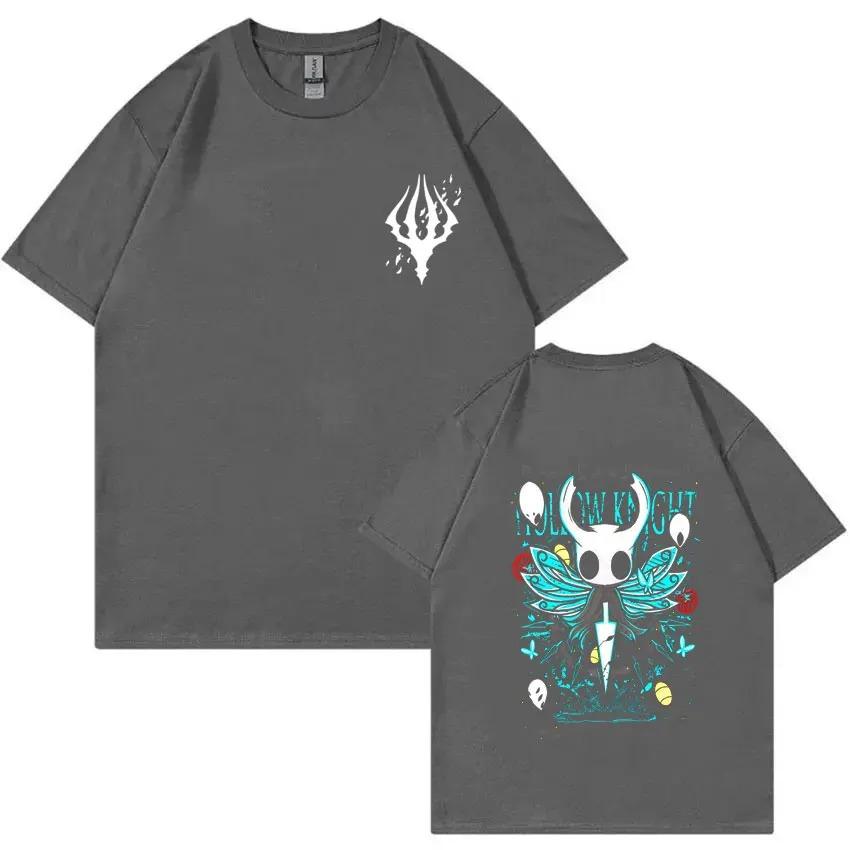 Populární Hra Hollow Knight Vzor Tričko Unisex Kreslený Volný Měkká Bavlna Ležérní Vintage Tričko Dárek Pro Ženy A Muže Tričko