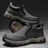 Herrenschuhe Herbst und Winter neu rutschfest dicksohlig Outdoor Casual Wanderschuhe mittelhohe und hohe Stiefel