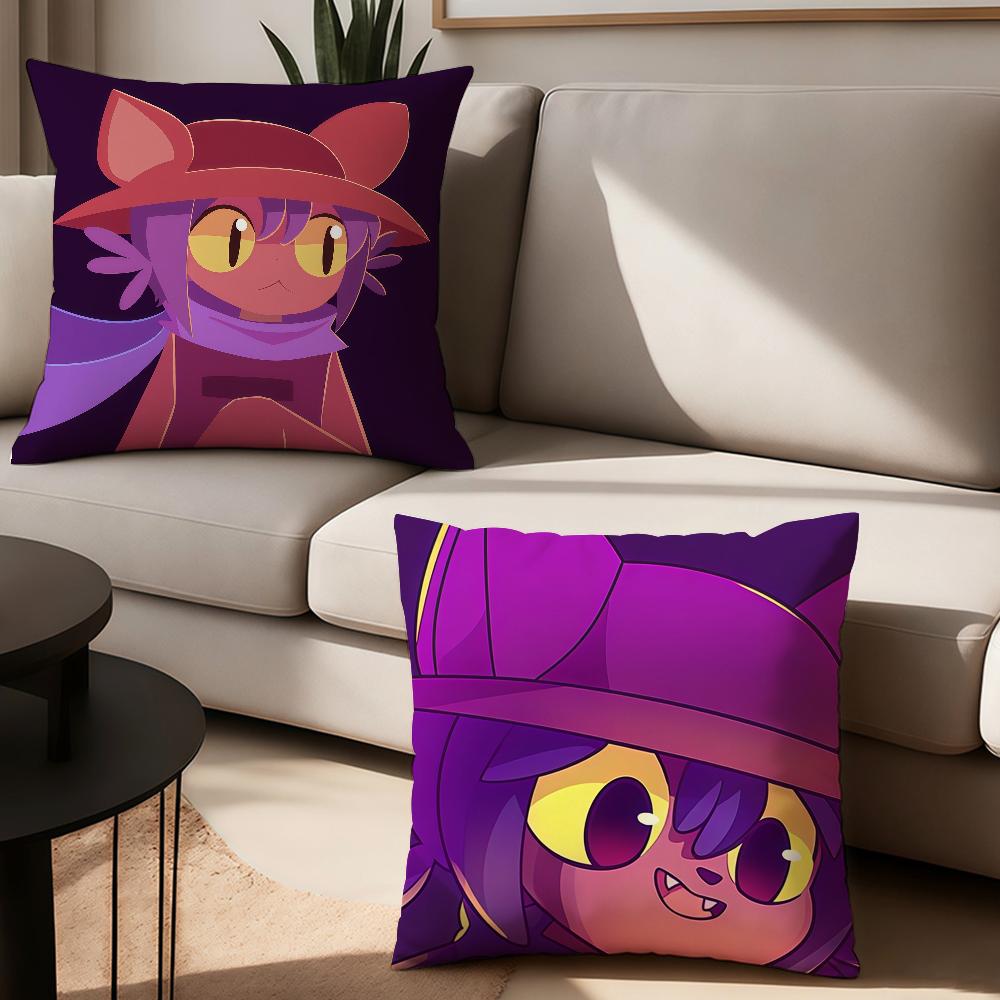 Cute Game O-Oneshot Niko Pillow Case Suitable For Bedrooms Living Rooms Cars Home Decoration
