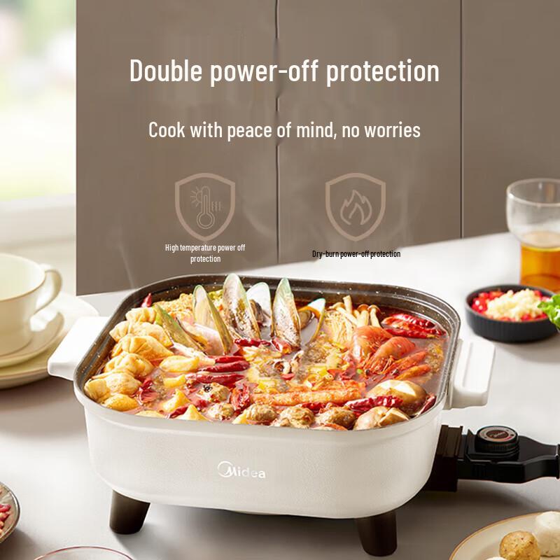 Midea 6.5L Multi-function Electric Hot Pot and Stir Fryer
