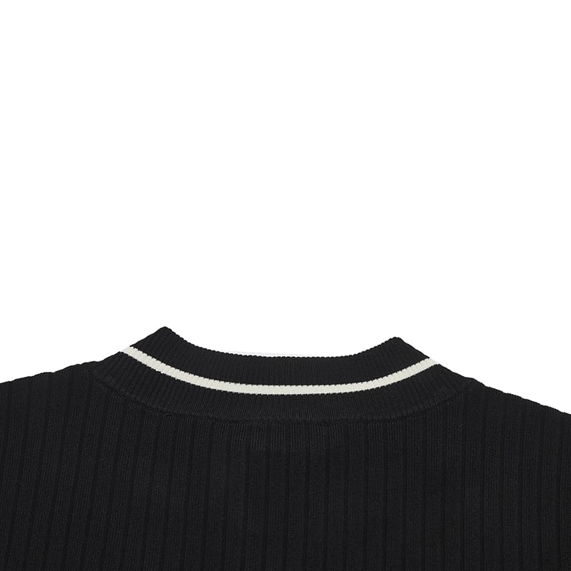 FILA Knitwear Women's Jet Black Crew Neck Moderate Other F11W532401FBK