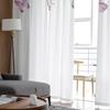 Frühling Aquarell Rosa Glyzinien Blumen Schlafzimmer Vorhänge Tüll Sheer Vorhang Wohnzimmer Home Decor Voile Vorhänge