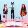 1/3Pcs 11-Inch Kpop Hunter Girl Doll Animated Movie Inspired Movable Joints Girl Action Figure Collectible Toy Decoration Ornament Fans Gift