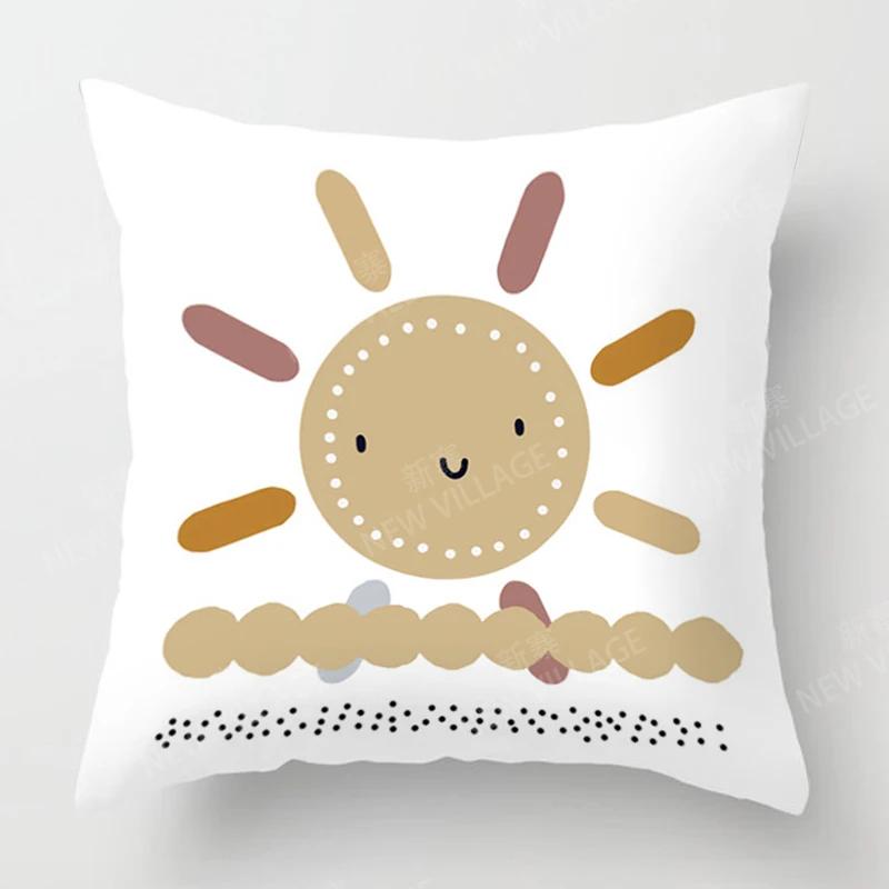 Nordic Fall  Style Home Decor Pillowcase Living Room Sofa Decor Chair Car Bedroom Decorative Pillowcase Soft Throw Cushion Cover