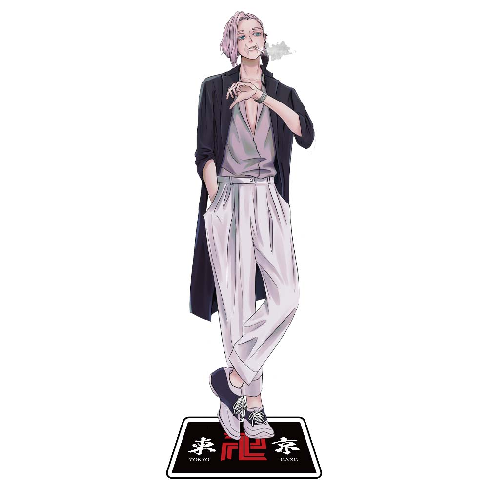 Anime Tokyo-revenge Acrylic Bracket Model Character Manjiro Sano Draken Model Desktop Ornament Standing Fan Collection Gift