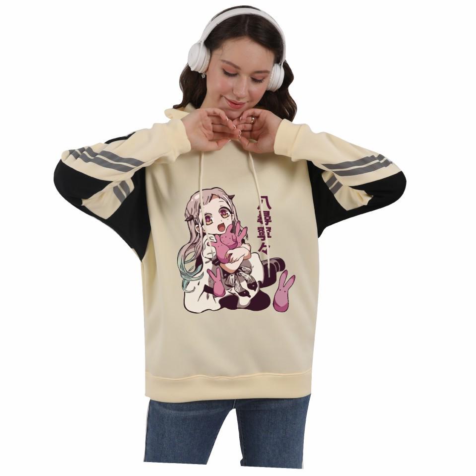 Jibaku Shonen Hanako-kun Plus Size Casual Pullover Hoodie