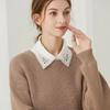 Perfect Match Hollow Lace Chiffon Fake Collar For Womens Half Shirt Blouse Sweater Detachable Shirt Collar False Lapel Top Collars Decor