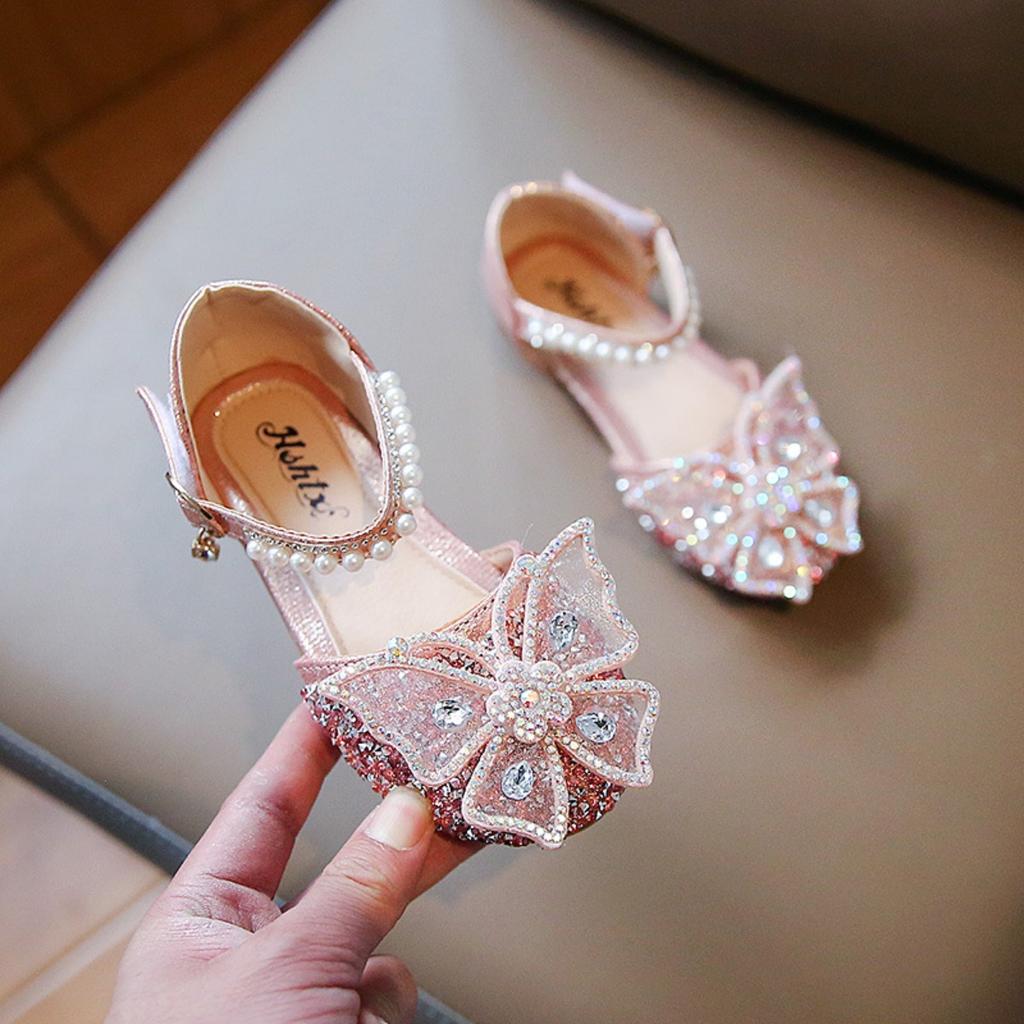 Girls, Sandals, Bows, Princess Shoes, Cute, Dance Shoes