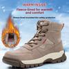 Winter High Top Safety Shoes with Steel Toe Puncture Proof Work Boots Industrial Construction Site Non-slip Work Shoes for Men
