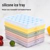 Silicone Ice Cube Tray with Lid - Easy Release, Quick Freeze, 24 Large Grids, DIY Ice Cubes