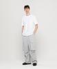 CHAMBROS Cargo Big Pocket Real Wide Sweatpants [Grey]