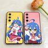 Anime Konata Izumi Phone Case for Samsung Galaxy A73 72 71 70 A53 52 41 40 A32 31 30 Note20 Note10 Note9