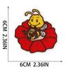 Bee Family Honey Embroidery Cloth Sticker Bag Decoration Sunflower Patch Sticker Cartoon Summer Bicycle Embroidery Sticker