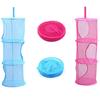 3 Shelf Hanging Storage Net Kids Toy Organizer Bag Bedroom Wall Door Closet