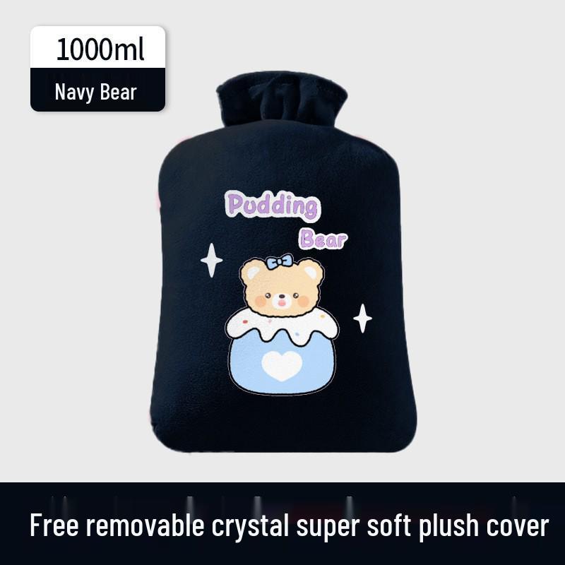 Extra Long Hot Water Bottle for Bed - Thickened Design for Warm Feet and Sleep Comfort