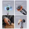 Rotatable Camera Phone Holder Cold Shoe Mount 1/4 Threaded Base For Smartphones Double Joint Adjustment System