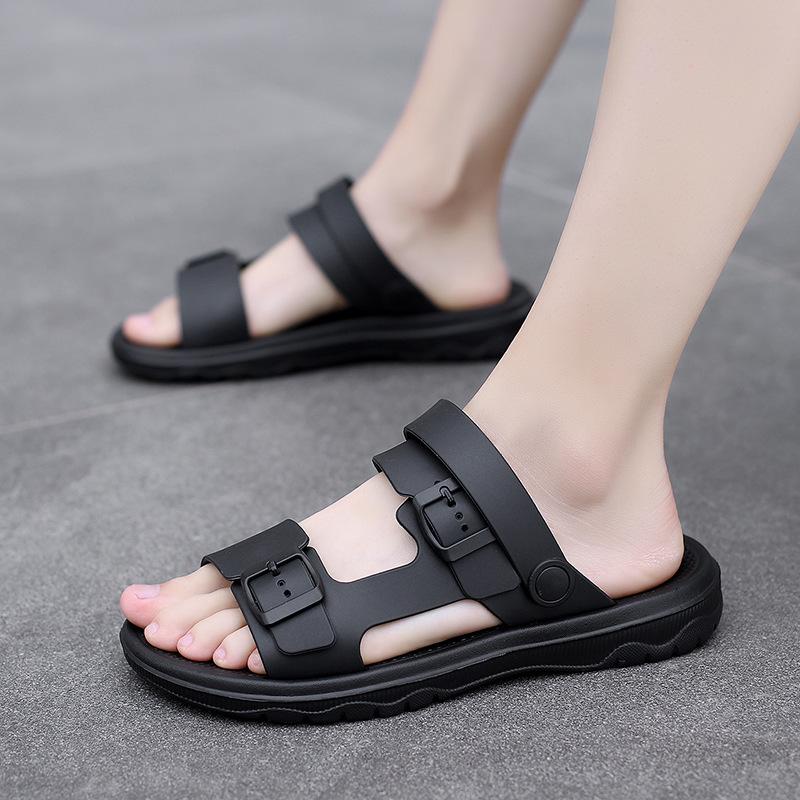Plus size non-slip slippers new summer breathable soft-soled casual beach shoes outdoor casual sandals