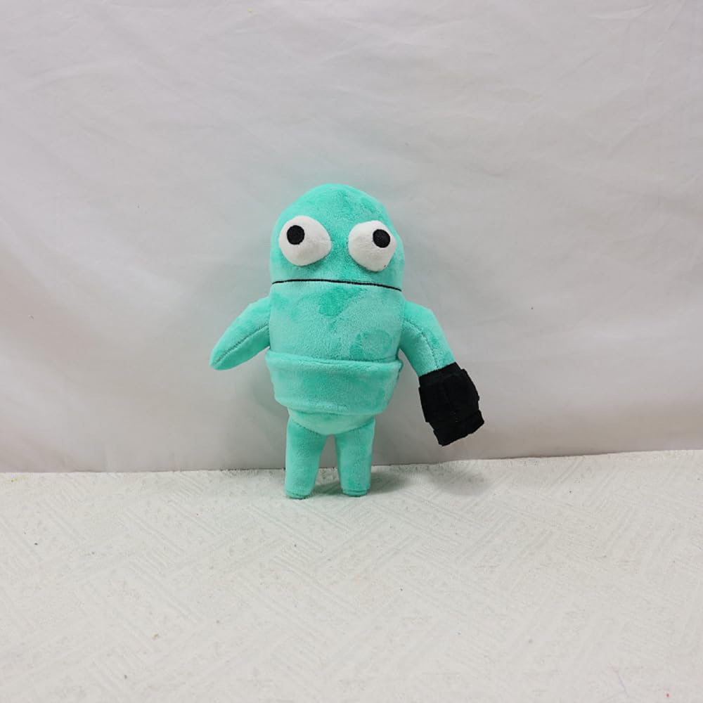 REPO Plush Game Character Present for Monster Game Fans Toy, Monster, Gift, (Light Blue)