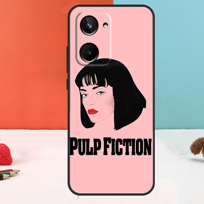 

PULP FICTION MOVIE POSTER For Realme C67 C75 C71 C55 C53 C61 C33 C63 C51 10 11 12 13 14 15 Pro Plus C65 GT7 Pro Case Realme C51